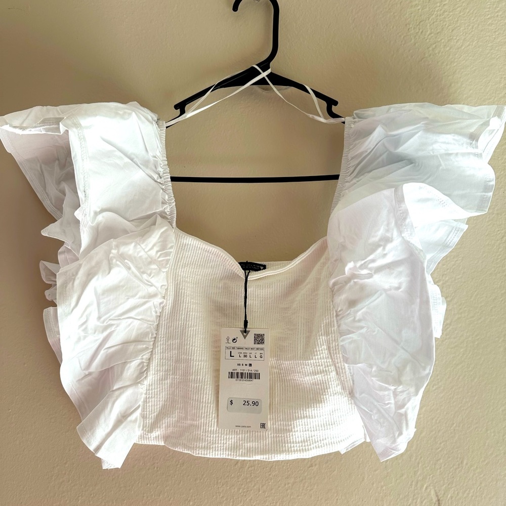 ZARA crop top for sale- NEW WITH TAGS!